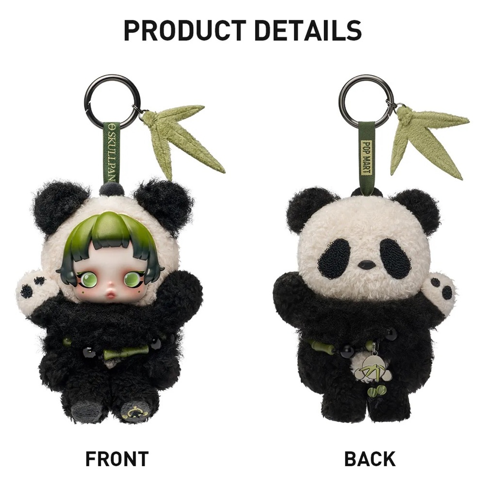 Pop Mart SKULLPANDA Lazy Panda Plush Doll Pendant - Picture 11 of 12